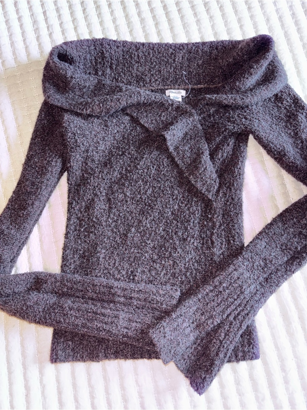 Kimchi blu off the shoulder brown sweater xs